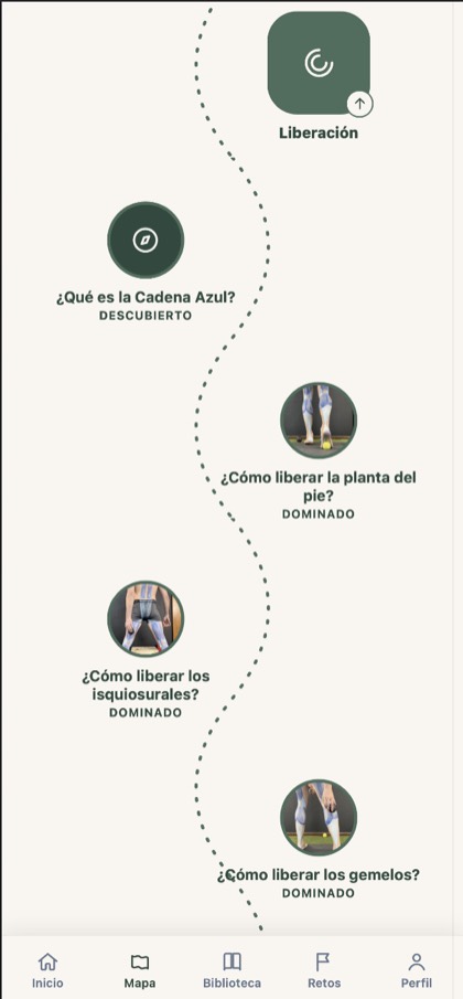 App Bemotion: el mapa de liberación miofascial